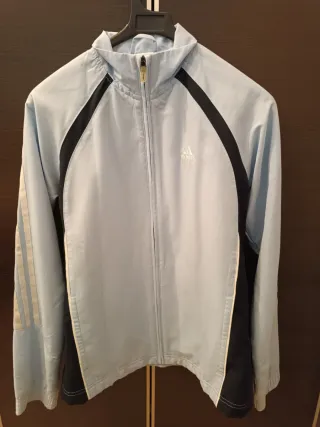 Chaqueta chándal Adidas azul y negro