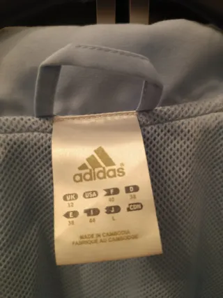 Chaqueta chándal Adidas azul y negro
