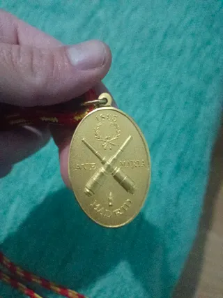 Medalla Santa Bárbara Artilleros 1893