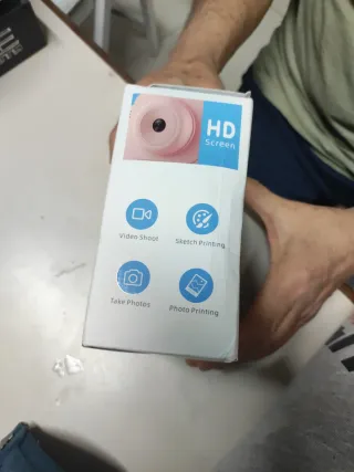 Cámara de fotos instantánea con rollo