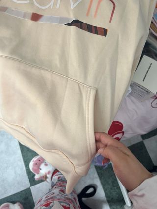 Sudadera Beige Talla M