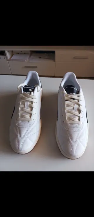 Zapatillas Puma Hombre Blancas y negras