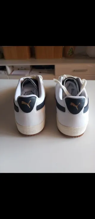 Zapatillas Puma Hombre Blancas y negras