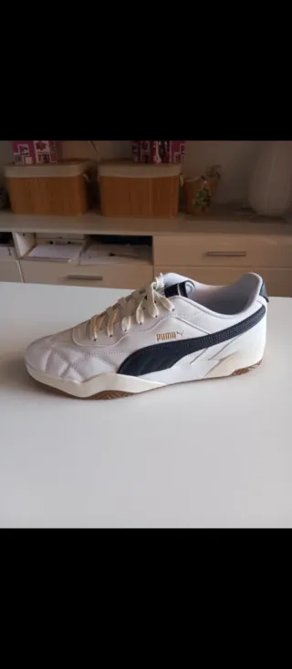 Zapatillas Puma Hombre Blancas y negras