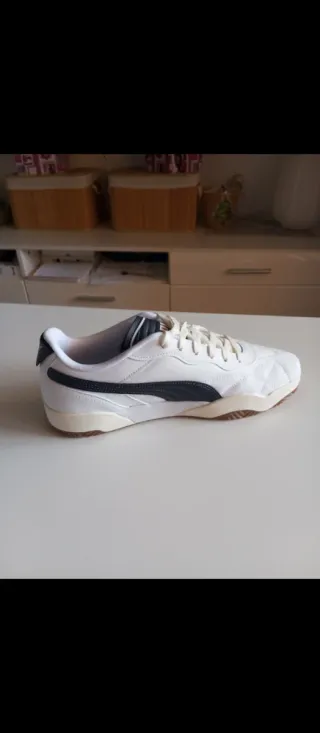 Zapatillas Puma Hombre Blancas y negras