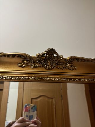 Espejo de estilo barroco / rococó dorado
