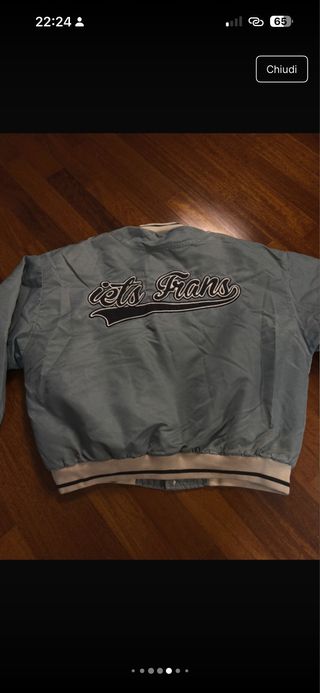 Iets Frans Bomber Jacket College Blu/Bianco M