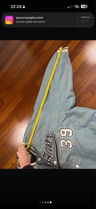 Iets Frans Bomber Jacket College Blu/Bianco M