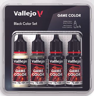 Vallejo Game Color Set Negro 4x18ml