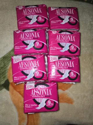 Compresas Ausonia Ultrafina Día y Noche (9 unidade