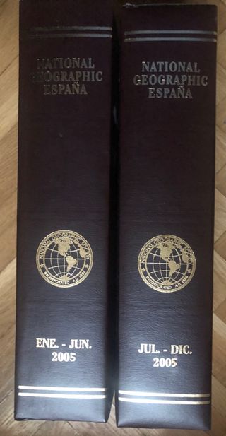 Revistas National Geographic año 2005 en archivos
