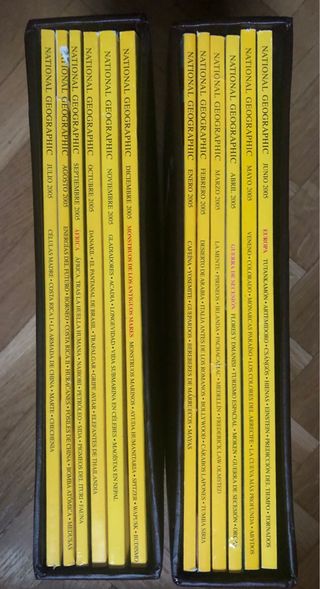 Revistas National Geographic año 2005 en archivos