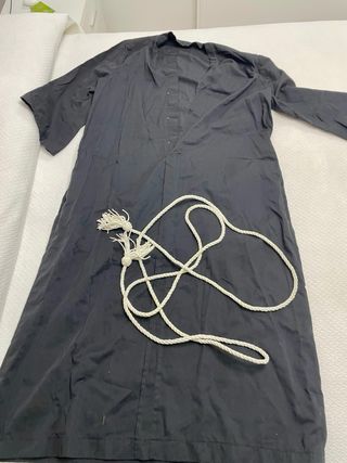 Túnica Nazareno Negra largo 145 cm