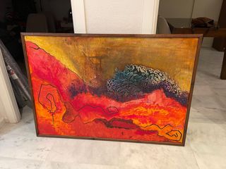 Cuadro abstracto moderno. Tamaño 135x94.