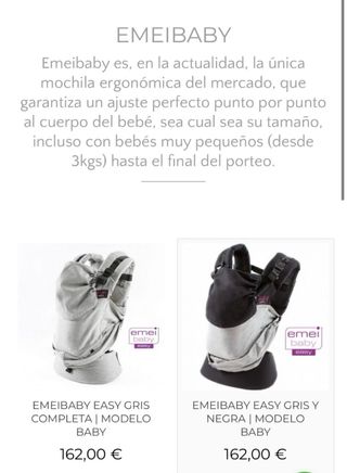 Mochila Porteo Emei Baby Easy