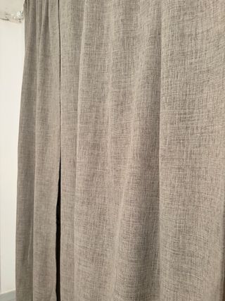 Cortinas grises H&M home 145x300 cm