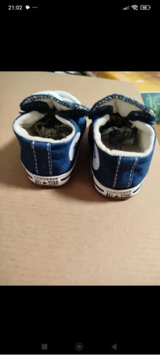 Zapatillas Converse Bebé Azul,n 17