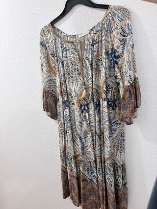 Vestido estampado boho chic, perfecto