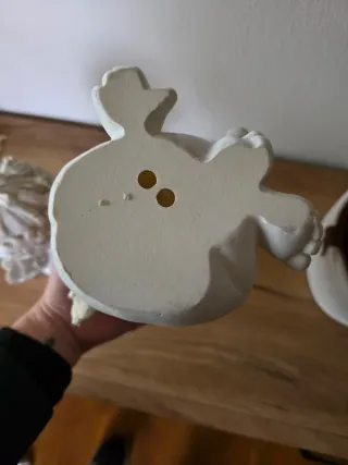 Coppia di puttini in resina