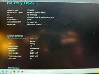 HP Omen 15-ek003ns Portatile Grigio