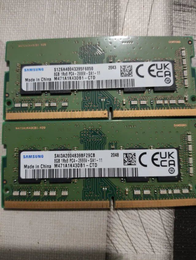 Samsung DDR4 8GB 2666MHz (16gb RAM)