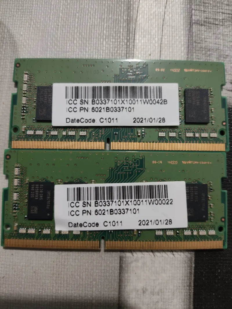 Samsung DDR4 8GB 2666MHz (16gb RAM) afbeelding 2
