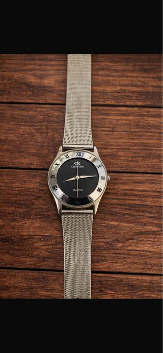 Reloj Calvin Klein Plata y Negro