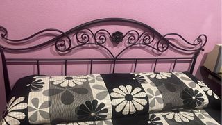Cabecero de forja para cama de 135 cm