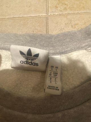Sudadera Adidas Gris Talla S