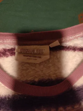 Camiseta Pijama Mujer Snoopy invierno