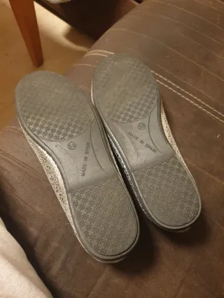 Manoletinas plateadas