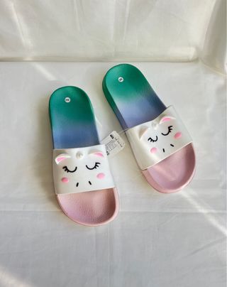 Chanclas unicornio