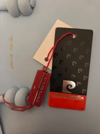 Borsa secchiello Pierre Cardin azzurra