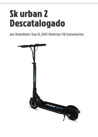 Patinete eléctrico Skateflash Urban