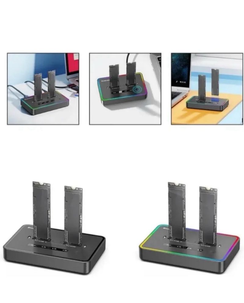 Dock M.2 NVMe 20Gbps RGB afbeelding 3