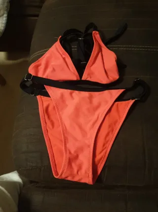 Bikini Naranja y Negro