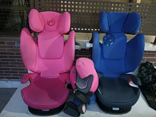 Silla Cybex Evolutiva Palas Rosa/Azul