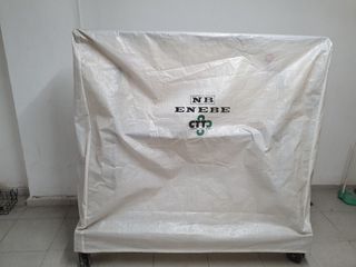 Mesa ping pong Enebe azul, vallas y accesorios