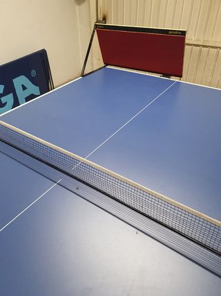 Mesa ping pong Enebe azul, vallas y accesorios