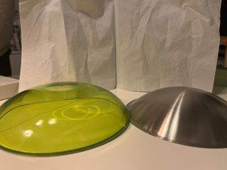 Ciotole aperitivo metallo verde/argento