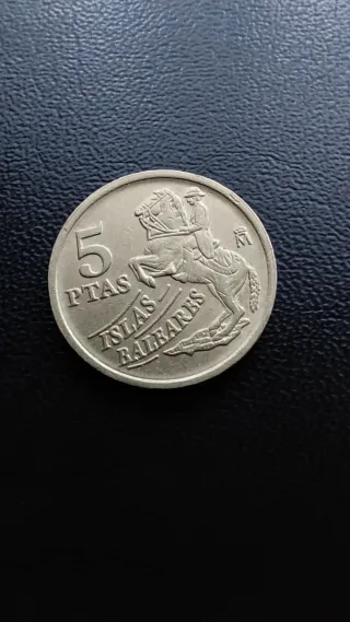 5 Pesetas 1997 Variante "5 patas".