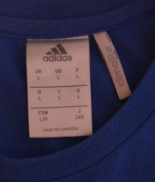Camiseta Adidas Deporte Azul