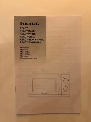 Microondas Taurus Negro
