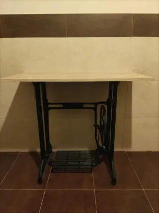 Patas Máquina Coser Singer Metal Verde