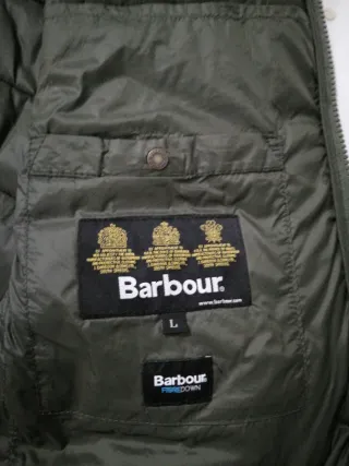 Barbour Chaleco Plumífero Verde Oliva