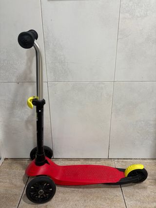 Patinete infantil 3 ruedas rojo