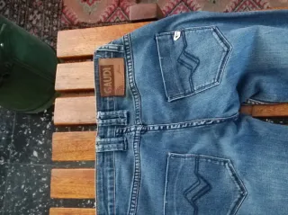 Jeans Gaudi Blu vita bassa aderenti