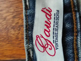 Jeans Gaudi Blu vita bassa aderenti