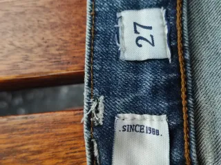 Jeans Gaudi Blu vita bassa aderenti