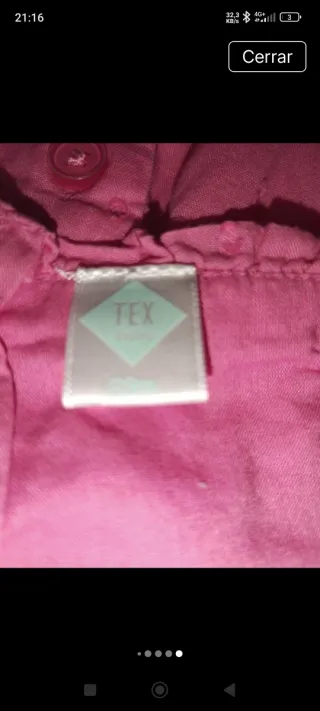 Conjunto niña rosa fresa 1 a 3 meses